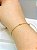 PULSEIRA ELO PORTUGUÊS MINI ESFERAS BANHADA A OURO 18K - Imagem 2