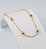 COLAR ESFERA MINIMALISTA BANHADO A OURO 18K - Imagem 1