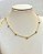 COLAR ESFERA MINIMALISTA BANHADO A OURO 18K - Imagem 2