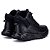 Coturno Masculino Bota Em Couro Original Sola EVA - Preto - Extra Leve - Imagem 4