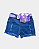Shorts Jeans com elastano (acompanha cinto e bolsinha lilás) - Imagem 1