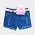 Shorts Jeans Infantil (acompanha cinto e bolsinha rosa) - Imagem 1