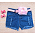 Shorts Jeans Infantil (acompanha cinto e bolsinha rosa) - Imagem 2