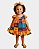Vestido Infantil Com Pompom Nas Mangas Bichinhos 2 a 3 anos - Imagem 1