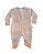 Macacão Bebê Canelado 100% algodão Dinossauro Bege - Imagem 2