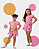 Conjunto Infantil Meninas Picolé Rosa - Imagem 2