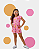 Conjunto Infantil Meninas Picolé Rosa - Imagem 5