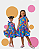 Vestido Infantil Meninas Zoo - Imagem 2