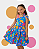 Vestido Infantil Meninas Zoo - Imagem 1