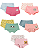 Kit 8 Calcinhas Boxer Infantil Shortinhos - Imagem 5