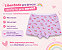 Kit 12 Calcinhas Boxer Estilo Shortinhos Cintura Alta Nova Coleção Encanto 2 ao 14 anos - Imagem 2