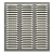 Grade De Ventilação Alumínio 45x45 cm - Imagem 2
