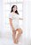 Conjunto Curto Camélia com Botões Tricoline Off White - Imagem 4