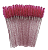 Escovinhas Descartáveis Glitter Rosa (50 unidades) - Imagem 1