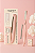 Navalha para Sobrancelhas Rosa Hello Mini Profissional 5 laminas - Navalhete - Imagem 2