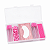 Kit Pote Organizador Acessórios para Cílios e Sobrancelhas - Rosa - Imagem 1