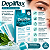 Folhas de Depilação Pro Designer Turquesa Depilflax 20UN - Imagem 2