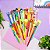 Kit 10 Canetas Kawaii Criativas – Gel Fofa com Personagens Comidas Animados - Imagem 1