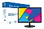 MONITOR 19 PRETO LED - 75HZ  WIDESCREEN - Imagem 2