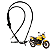 CABO DE ACELERADOR DAFRA APACHE 150CC - Imagem 1