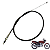 CABO DE EMBREAGEM HONDA STRADA CBX 200CC - 1993 A 2003 - Imagem 1