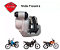 PINÇA DE FREIO TRASEIRO YAMAHA XTZ LANDER/TENERE 250CC XTZ CROSSER 150CC (COM PASTILHA) - Imagem 2