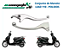 MANETE DIANTEIRO E TRASEIRO HONDA LEAD 110CC - 2009 A 2015 - Imagem 1