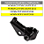MANICOTO EMBREAGEM ESQUERDO HONDA TITAN 125CC TITAN 150CC / POP 100CC / POP 110CC FABRICADAS ATÉ 2014 - Imagem 2