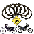 DISCO DE EMBREAGEM YAMAHA TDM 225CC XT 225CC - TODOS OS ANOS - Imagem 3
