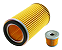FILTRO DE AR + FILTRO DE OLEO DAFRA APACHE 150CC - Imagem 1