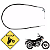 Cabo de Acelerador Haojue Chopper Road - 2017 a 2024 - Imagem 1