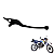 Manete de Freio XLX 350R - 1990 a 1991 - Imagem 1