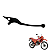 Manete de Freio Nx 150 - 1990 1991 1992 1993 - Imagem 3