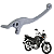 Manete de Freio Yamaha Factor 125 Factor 150 - 2009 a 2020 - Imagem 1