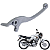 Manete de Freio Yamaha YBR 125 - 2000 a 2008 - Imagem 1