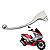 Manete Esquerdo Traseiro Honda PCX 150 - 2013 a 2020 s/ ABS - Imagem 1