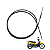 Cabo De Freio Dianteiro Honda Biz 125 - 2006 A 2008 - Imagem 1