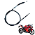 CABO DE EMBREAGEM KAWASAKI 300 - 2013 A 2018 - Imagem 1