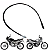 Cabo Velocimetro Falcon 400 / Honda Nx400 - 1999 A 2015 - Imagem 1