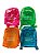 Mochila Infantil Neon JESUS COLORE A MINHA VIDA Cor Azul - Imagem 9