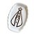 Mini Porta Joia de Porcelana Retangular Nossa Senhora 10cm - Imagem 1