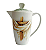 Bule Porcelana Cruz 600ml - Imagem 1