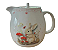 Bule de Café Redondo Garden Rosa - Imagem 1