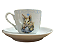 Xicara de Café Garden Azul 60ml - Imagem 1