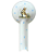 Descanso de Colher Porcelana Garden Azul - Imagem 1