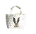 Cesta Decorativa de Páscoa 15cm (CP058) - Imagem 1