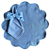 Kit Mesa Flor Bolinha Azul - Imagem 1