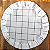 Jogo Americano Redondo Babados Grid - Imagem 2