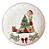 Prato Sobremesa Noel Árvore 21cm - Imagem 1