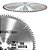 Serra Circular 250mm Corte Disco 10 Polegadas 100 Dentes Aço - Imagem 2